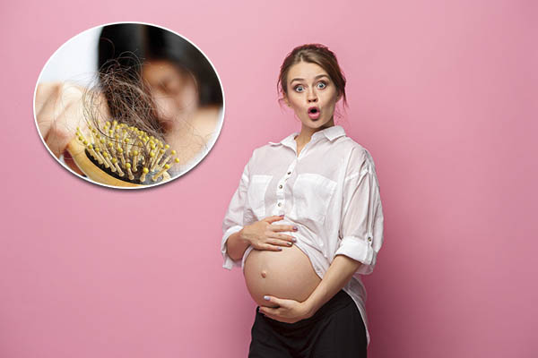 rụng tóc khi mang thai