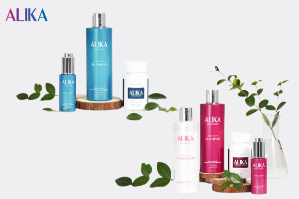 ALIKA - Bộ sản phẩm chăm sóc tóc gãy rụng hiệu quả cho nam và nữ